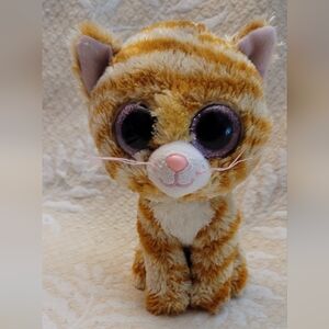 Ty Beanie Baby Tabitha The Tabby Cat Plush stuffed animal collectible